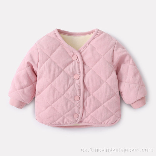 Chaqueta abrigada para bebé para niña